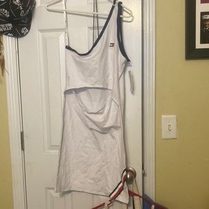 Tommy Hilfiger one shoulder cut-out dress